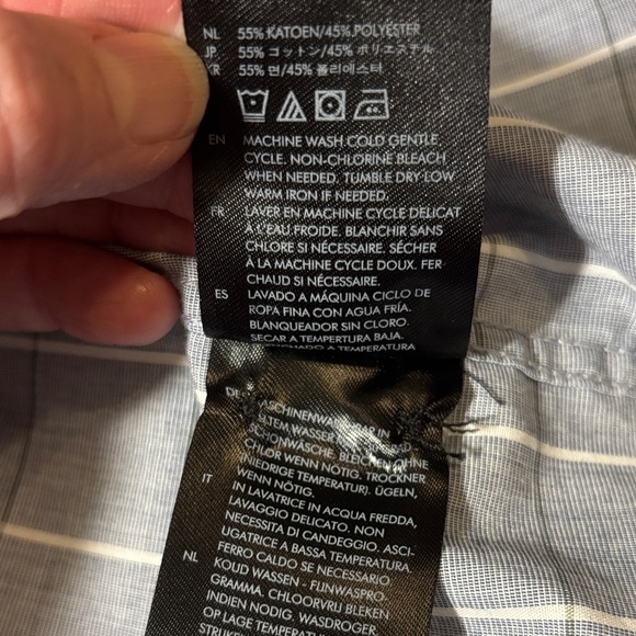 Brixton Blue Plaid Button Down Short Sleeve Shirt - Picture 8 of 9